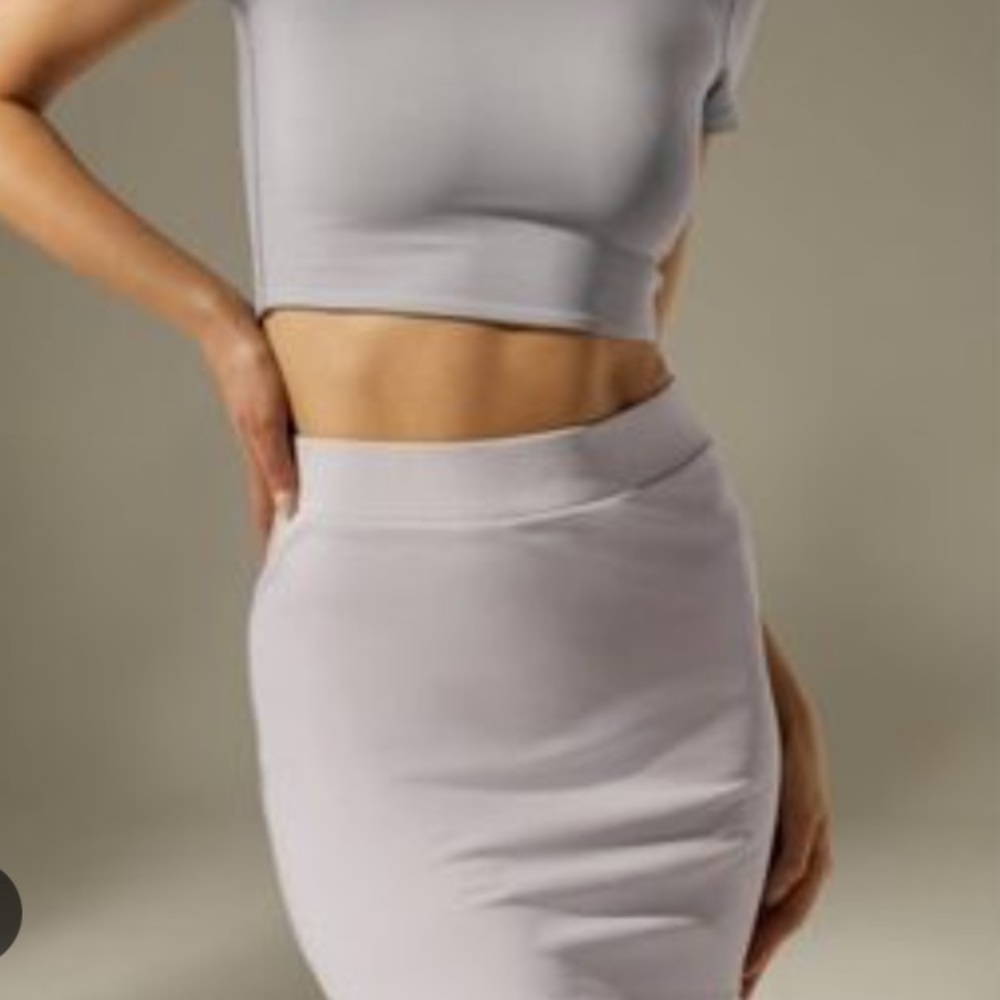 Aritzia babaton contour lilac smoke skirt in XS nwot